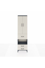 Arges Dolap 3 Raflı 3 Çekmeceli Tek Askılı 60x30x221 - S29M166V4A