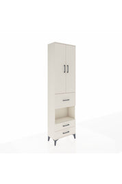 Arges Dolap 4 Raflı 3 Çekmeceli 2 Kapaklı 60x30x221 Aytaşı-Aytaşı