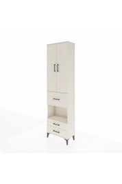 Arges Dolap 4 Raflı 3 Çekmeceli 2 Kapaklı 60x30x221 Aytaşı-Aytaşı