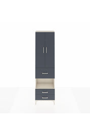 Arges Dolap 4 Raflı 3 Çekmeceli 2 Kapaklı 60x30x221 Aytaşı-Antrasit