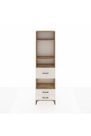 Arges Dolap 4 Raflı 3 Çekmeceli 60x30x221 Çam-Aytaşı