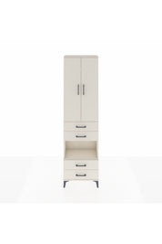 Arges Dolap 3 Raflı 4 Çekmeceli Tek Askılı 60x30x221 Aytaşı-Aytaşı