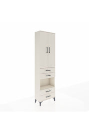 Arges Dolap 4 Raflı 4 Çekmeceli 2 Kapaklı 60x30x221 Aytaşı-Aytaşı