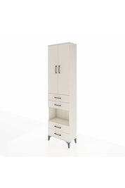 Arges Dolap 4 Raflı 4 Çekmeceli 2 Kapaklı 60x30x221 Aytaşı-Aytaşı