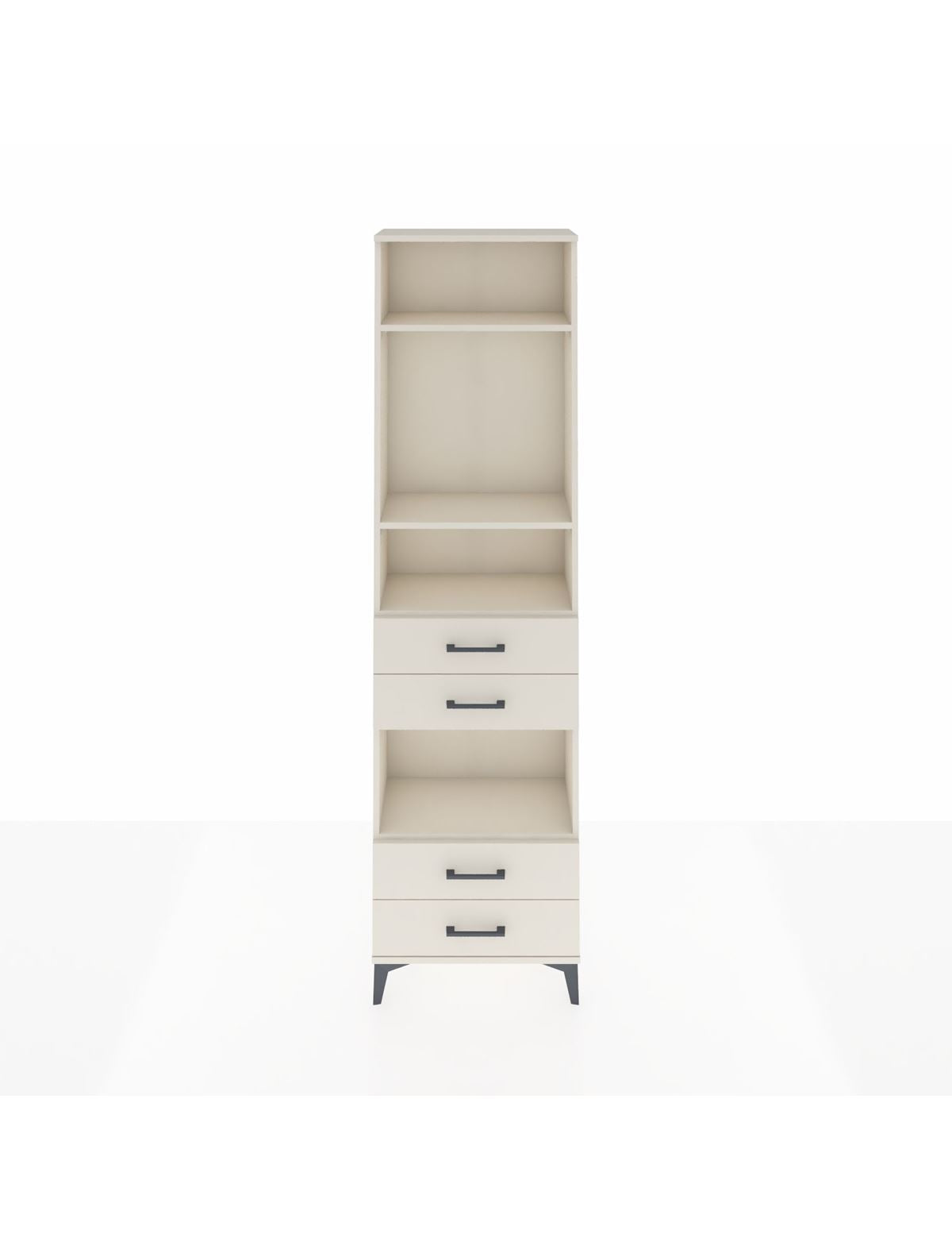 Arges Dolap 4 Raflı 4 Çekmeceli 60x30x221 Aytaşı-Aytaşı