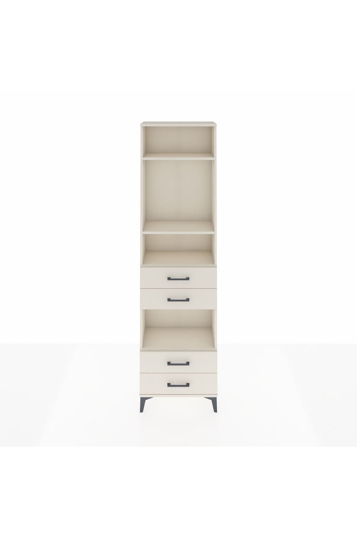 Arges Dolap 4 Raflı 4 Çekmeceli 60x30x221 Aytaşı-Aytaşı