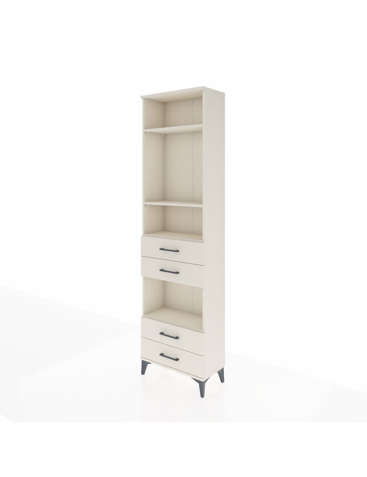 Arges Dolap 4 Raflı 4 Çekmeceli 60x30x221 - S29M171V1A