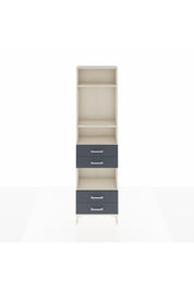 Arges Dolap 4 Raflı 4 Çekmeceli 60x30x221 Aytaşı-Antrasit