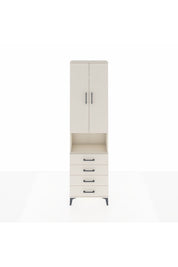 Arges Dolap 3 Raflı 4 Çekmeceli Tek Askılı 60x30x221 Aytaşı-Aytaşı