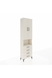 Arges Dolap 4 Raflı 4 Çekmeceli 2 Kapaklı 60x30x221 Aytaşı-Aytaşı