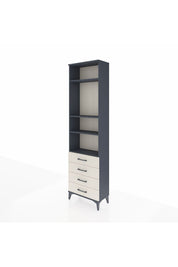 Arges Dolap 4 Raflı 4 Çekmeceli 60x30x221 Antrasit-Aytaşı