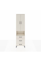 Arges Dolap 3 Raflı 3 Çekmeceli Tek Askılı 60x30x221 Aytaşı-Aytaşı