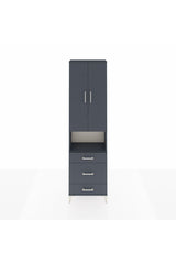 Arges Dolap 3 Raflı 3 Çekmeceli Tek Askılı 60x30x221