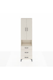 Arges Dolap 4 Raflı 3 Çekmeceli Tek Askılı 60x30x221 Aytaşı-Aytaşı