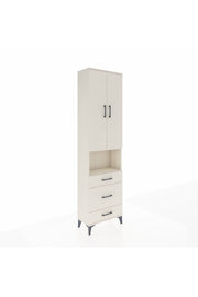 Arges Dolap 4 Raflı 3 Çekmeceli Tek Askılı 60x30x221 Aytaşı-Aytaşı