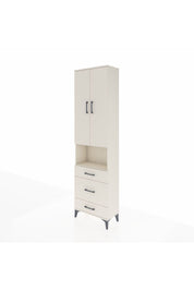 Arges Dolap 4 Raflı 3 Çekmeceli Tek Askılı 60x30x221 Aytaşı-Aytaşı