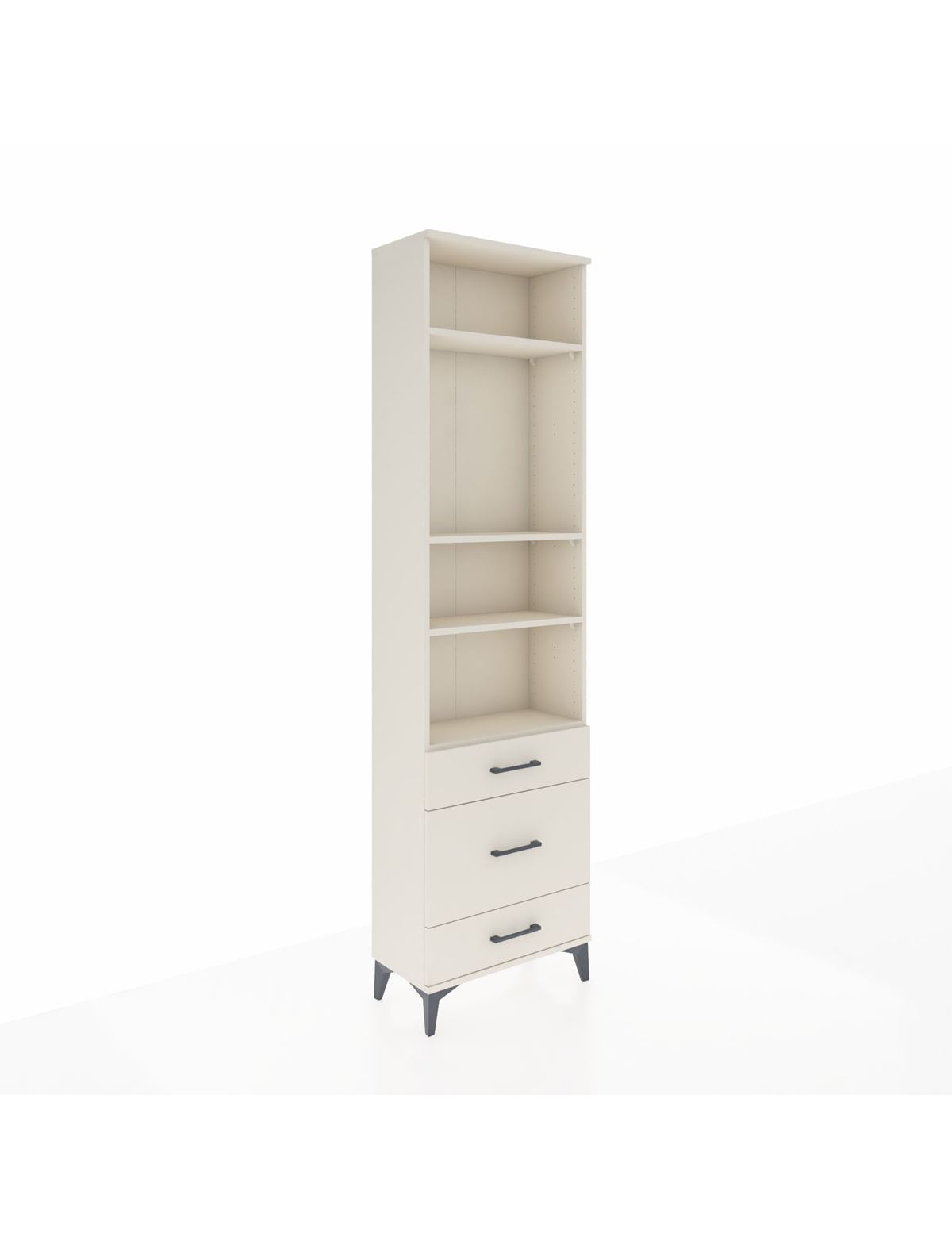 Arges Dolap 4 Raflı 3 Çekmeceli 60x30x221 Aytaşı-Aytaşı