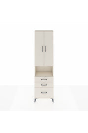 Arges Dolap 4 Raflı 3 Çekmeceli 2 Kapaklı 60x30x221 Aytaşı-Aytaşı