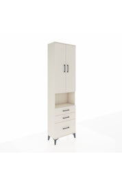 Arges Dolap 4 Raflı 3 Çekmeceli 2 Kapaklı 60x30x221 Aytaşı-Aytaşı