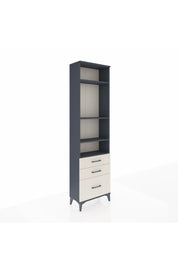 Arges Dolap 4 Raflı 3 Çekmeceli 60x30x221 Antrasit-Aytaşı