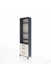 Arges Dolap 4 Raflı 3 Çekmeceli 60x30x221 Antrasit-Aytaşı