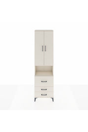 Arges Dolap 4 Raflı 3 Çekmeceli 2 Kapaklı 60x30x221 Aytaşı-Aytaşı