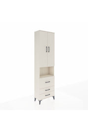 Arges Dolap 4 Raflı 3 Çekmeceli 2 Kapaklı 60x30x221 Aytaşı-Aytaşı