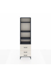 Arges Dolap 4 Raflı 3 Çekmeceli 60x30x221 Antrasit-Aytaşı