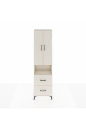 Arges Dolap 3 Raflı 2 Çekmeceli Tek Askılı 60x30x221 Aytaşı-Aytaşı