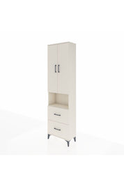 Arges Dolap 4 Raflı 2 Çekmeceli 2 Kapaklı 60x30x221 Aytaşı-Aytaşı