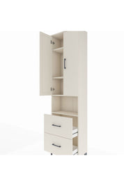 Arges Dolap 4 Raflı 2 Çekmeceli 2 Kapaklı 60x30x221 Aytaşı-Aytaşı