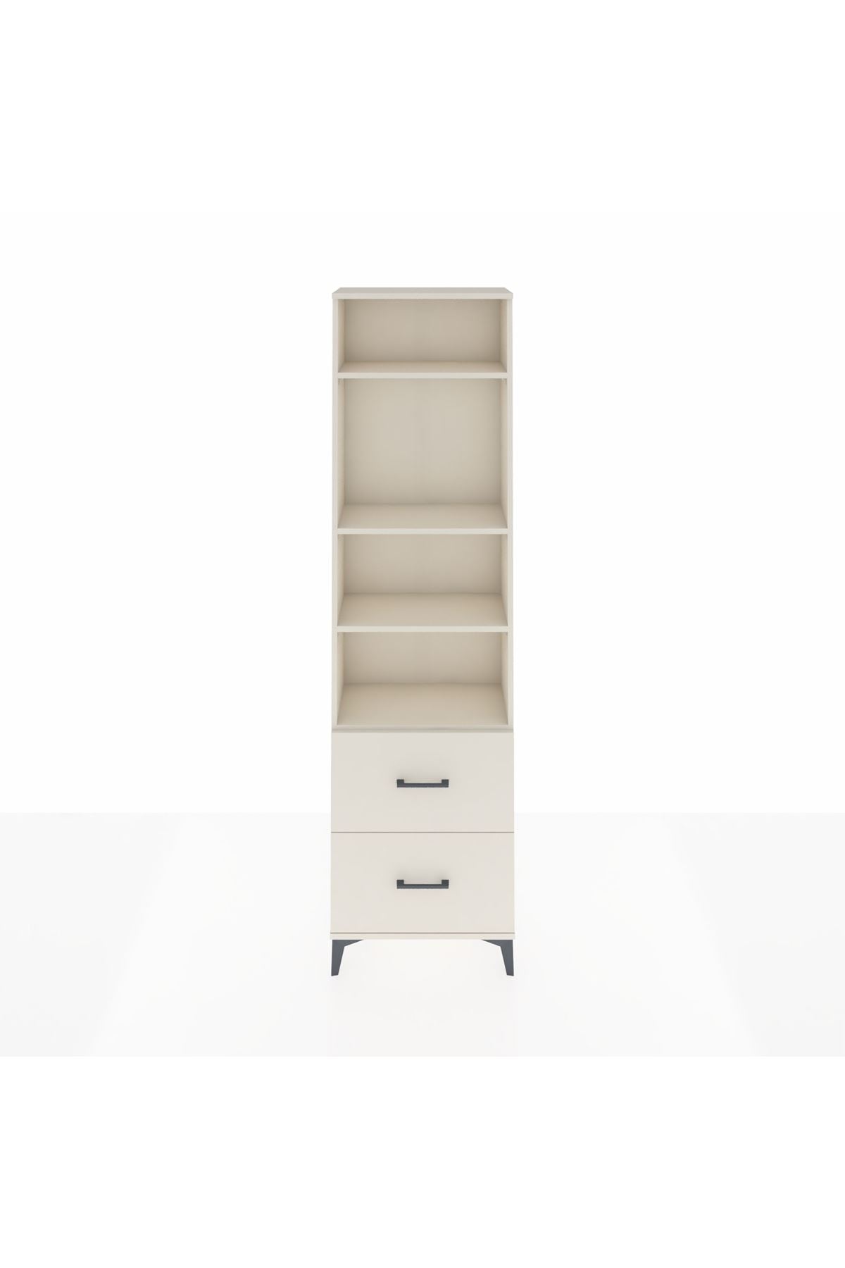 Arges Dolap 4 Raflı 2 Çekmeceli 60x30x221 Aytaşı-Aytaşı