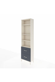 Arges Dolap 4 Raflı 2 Çekmeceli 60x30x221 Aytaşı-Antrasit