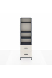 Arges Dolap 4 Raflı 2 Çekmeceli 60x30x221 Antrasit-Aytaşı