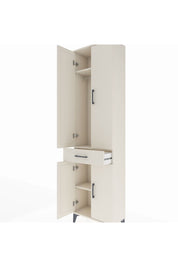 Arges Dolap 3 Raflı Tek Çekmeceli Tek Askılı 60x30x221 Aytaşı-Aytaşı