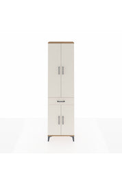 Arges Dolap 3 Raflı Tek Çekmeceli Tek Askılı 60x30x221 Çam-Aytaşı