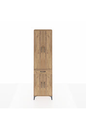 Arges Dolap 3 Raflı Tek Çekmeceli Tek Askılı 60x30x221 Çam-Çam