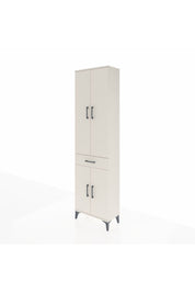 Arges Dolap 4 Raflı Tek Çekmeceli 4 Kapaklı 60x30x221 Aytaşı-Aytaşı
