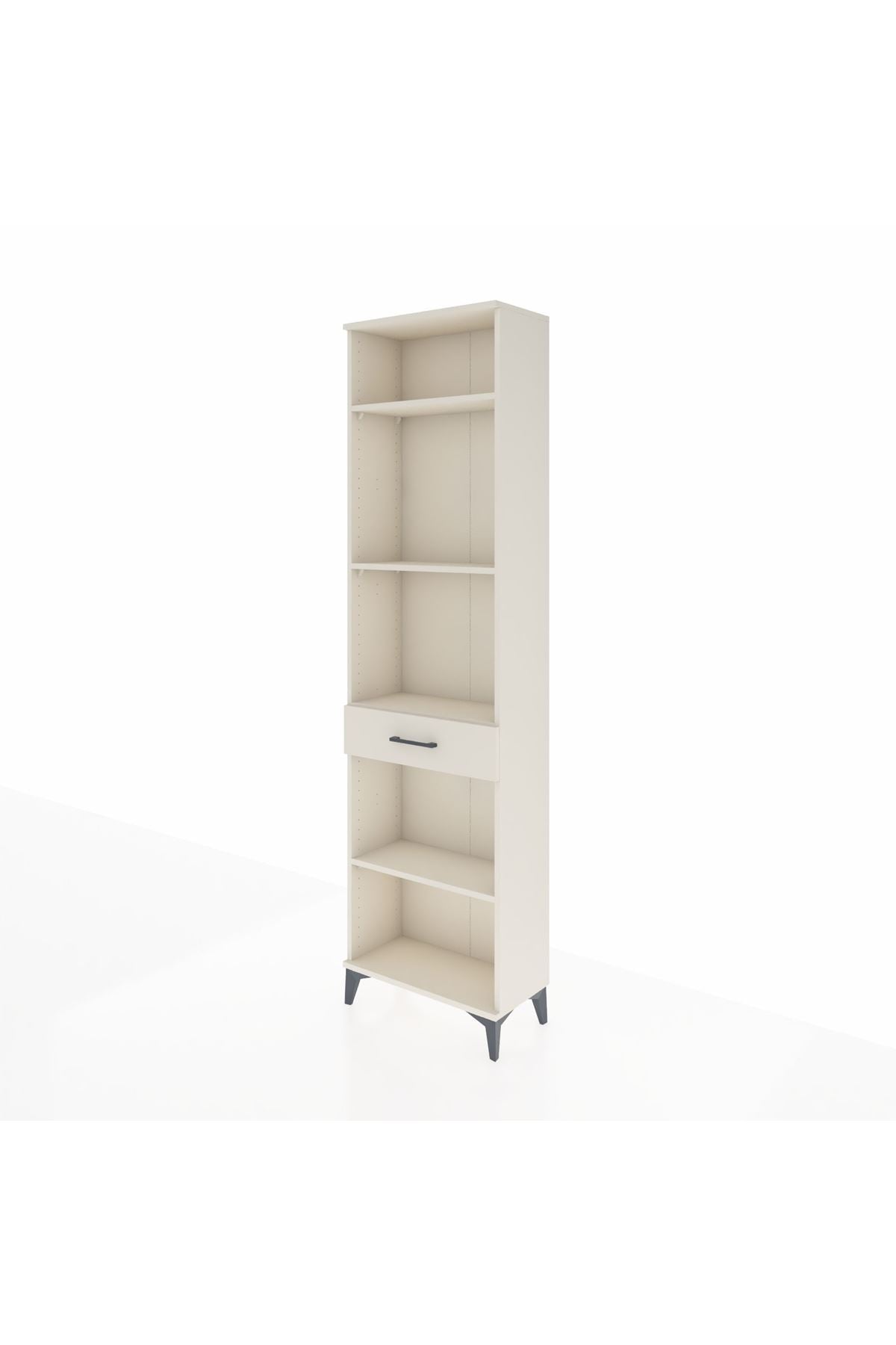 Arges Dolap 4 Raflı Tek Çekmeceli 60x30x221 Aytaşı-Aytaşı