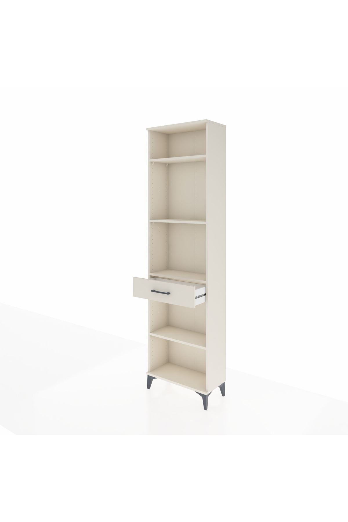 Arges Dolap 4 Raflı Tek Çekmeceli 60x30x221 Aytaşı-Aytaşı