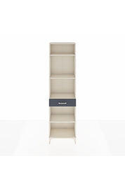 Arges Dolap 4 Raflı Tek Çekmeceli 60x30x221 Aytaşı-Antrasit