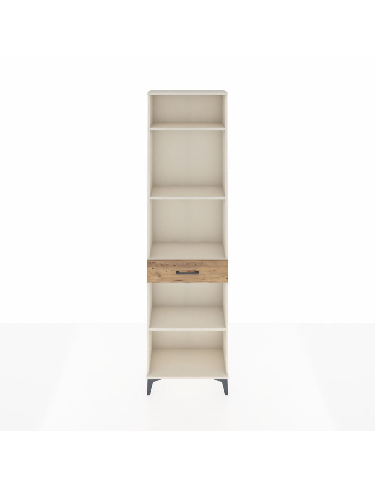 Arges Dolap 4 Raflı Tek Çekmeceli 60x30x221 Aytaşı-Çam