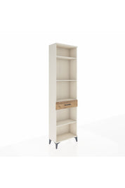 Arges Dolap 4 Raflı Tek Çekmeceli 60x30x221 Aytaşı-Çam