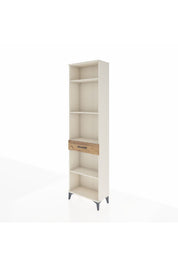 Arges Dolap 4 Raflı Tek Çekmeceli 60x30x221 Aytaşı-Çam