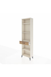 Arges Dolap 4 Raflı Tek Çekmeceli 60x30x221 Aytaşı-Çam