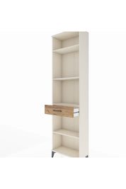 Arges Dolap 4 Raflı Tek Çekmeceli 60x30x221 Aytaşı-Çam