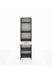 Arges Dolap 4 Raflı Tek Çekmeceli 60x30x221 Antrasit-Aytaşı