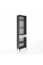 Arges Dolap 4 Raflı Tek Çekmeceli 60x30x221 Antrasit-Aytaşı