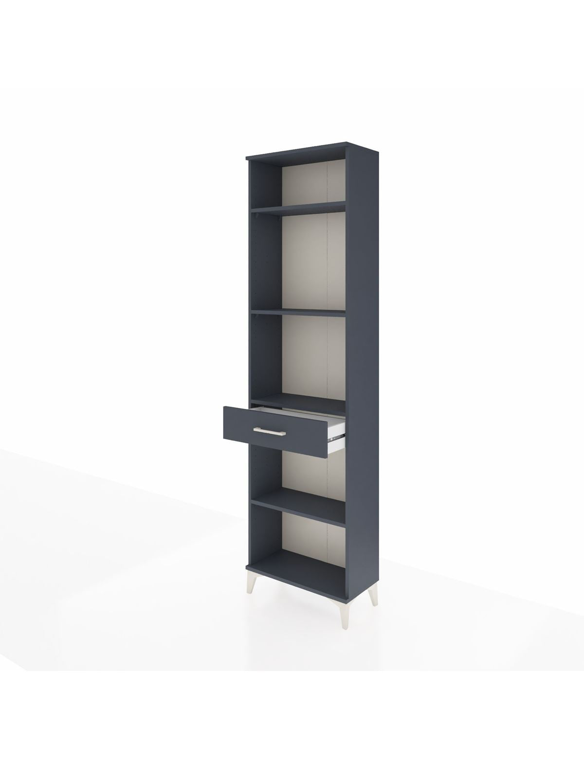 Arges Dolap 4 Raflı Tek Çekmeceli 60x30x221 - S29M192V5A