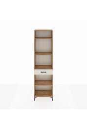 Arges Dolap 4 Raflı Tek Çekmeceli 60x30x221 Çam-Aytaşı